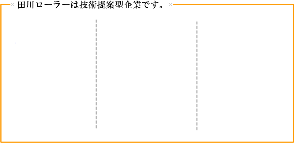 （有）田川ローラー製作所は提案型企業です